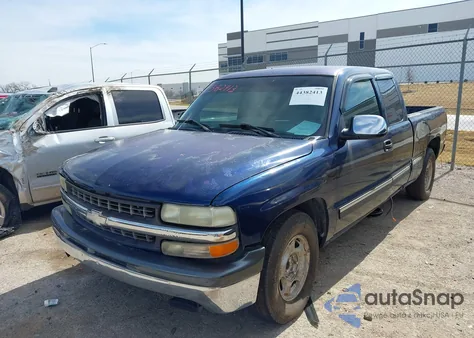 2002 Chevrolet Silverado 1500 Ls из США, поврежденный, VIN 2GCEC19V821164458